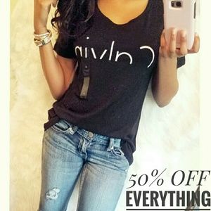 Calvin Klein Jeans Logo Black T